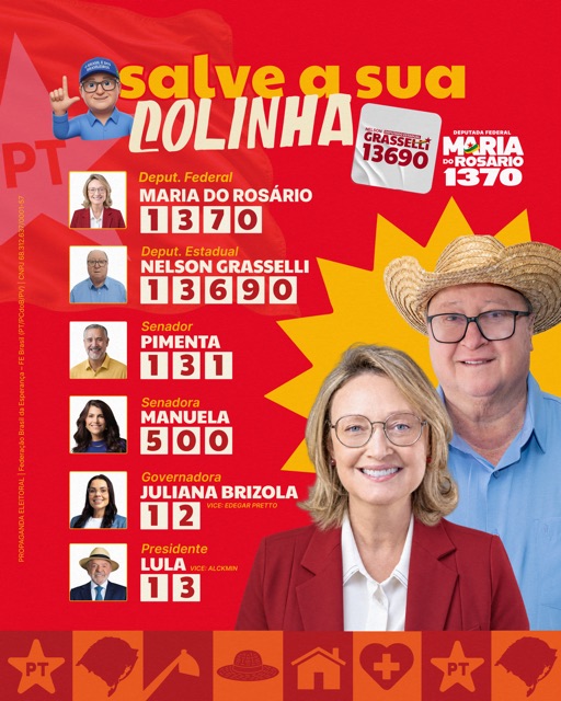 Colinha com Grasselli 13690 e Maria do Rosário 1370